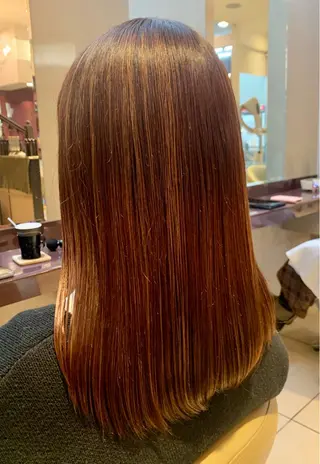 ロング 大島 裕也のヘアスタイル