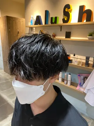 メンズ 🟣メンズパーマ 川端 永遠🟣のヘアスタイル