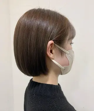 ショート カラー 【ベージュカラー】 【髪質改善】ｎａｅのヘアスタイル