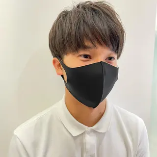 ミディアム メンズ ボブパーマ ♡ヨシカワハナコのヘアスタイル