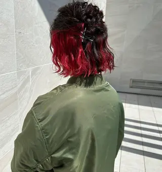 ミディアム カラー coeur所属・中川 茜里のヘアスタイル