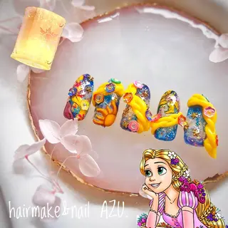 ネイル hair&nail ROOTS所属・ﾍｱﾒｲｸ&ﾈｲﾙ ♥️Azuのネイルデザイン