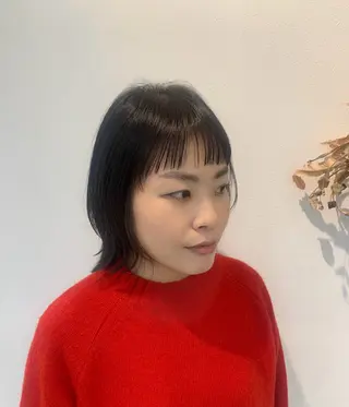 ミディアム 竹村 恵功代のヘアスタイル