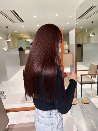 ロング カラー 透けるカラー🫧 Memi🎀のヘアスタイル