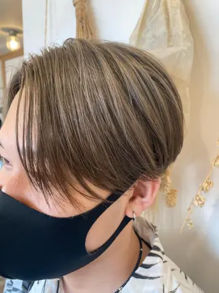 メンズ 丸みボブ　ショート ｍａｎａｍｉのヘアスタイル