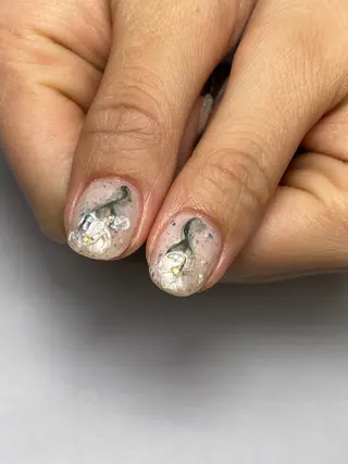 ネイル 草加ニュアンスネイル 🌚hersのネイルデザイン