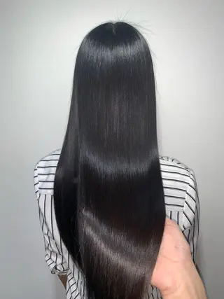 ロング 縮毛矯正/髪質改善 井上智秀のヘアスタイル