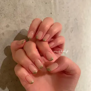 ショート ネイル nuás ニュアーズのネイルデザイン
