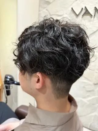パーマ メンズ 田中 来夢のヘアスタイル
