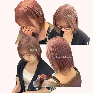 ショート カラー 表参道/レイヤー/暖 色/Ｗカラー/小春のヘアスタイル