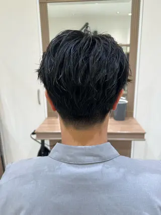 メンズ 顔周り/韓国レイヤー junkaのヘアスタイル