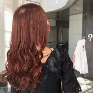 セミロング カラー 山崎 絵莉香のヘアスタイル