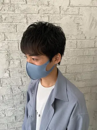 ショート メンズ ブリーチ特化 ハイトーンRYOYAのヘアスタイル