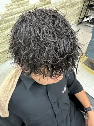 パーマ Agu hair act 姫路駅前おみぞ筋店所属・カワモト ソウタのヘアスタイル