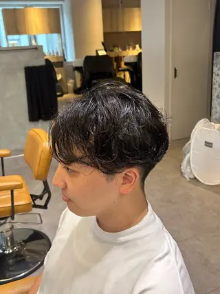 パーマ メンズ Lumier de mashu所属・nana/ボブ/ レイヤーカットのヘアスタイル