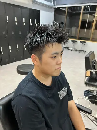 メンズ 金子勇希🔥パーマ 比率90%以上🔥のヘアスタイル