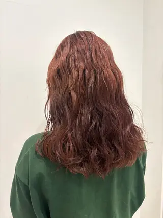 セミロング カラー 🐭花小金井 かがり お洒落パーマ🐭のヘアスタイル