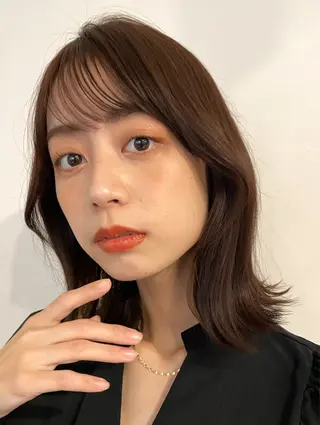NAKAI所属・ミディアムヘア🌼 さきのヘアスタイル