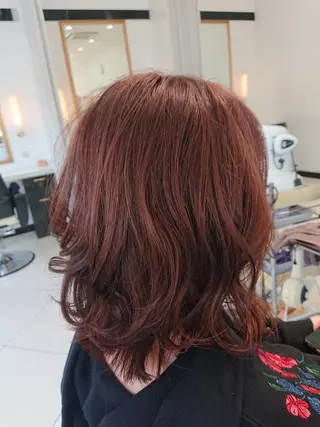 ミディアム カラー ジニアル所属・長島 司のヘアスタイル
