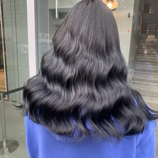 カラー 💙ハイトーン韓国風 色白ヘア💙manaのヘアスタイル