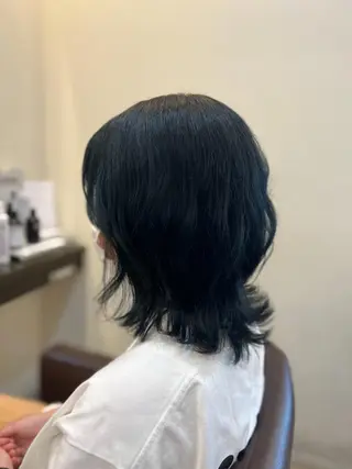 ミディアム カラー ルービック 梅田茶屋町店のヘアスタイル