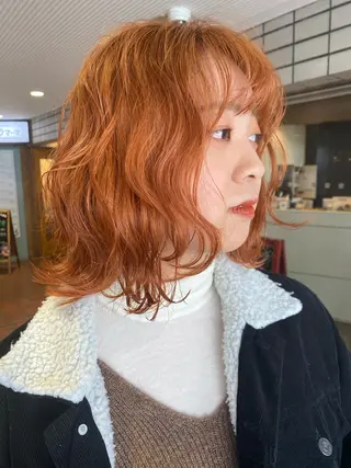 カラー rio/ボブ /ブリーチカラー🫧のヘアスタイル