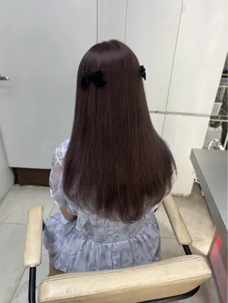 ロング Euphoria＋n池袋サンシャイン通り所属・縮毛矯正モデル募集中 yuuna🤍のヘアスタイル