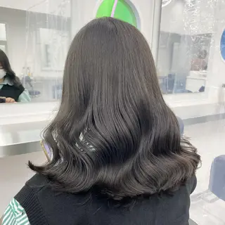 カラー 韓国冬髪🪽うる艶 ヘア🪽銀座TUNEのヘアスタイル