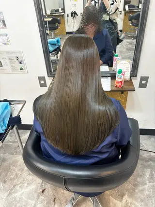 ロング カラー カットモデル無料 🌙 松本のヘアスタイル