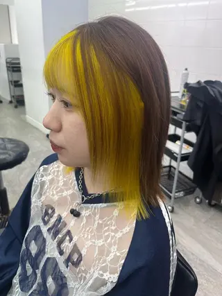ミディアム KAMI-YU所属・森 千明のヘアスタイル