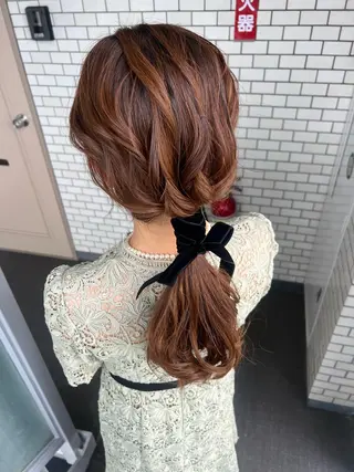 ヘアアレンジ 大人可愛いヘアメイク 💋🧚‍♀️しずかのヘアスタイル