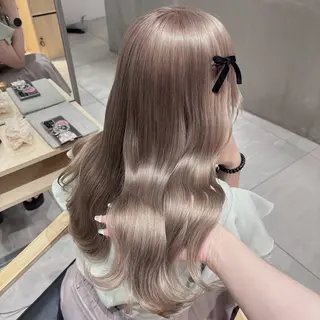 ロング ゆるふわ透明感カラー 🎀ほの/表参道のヘアスタイル