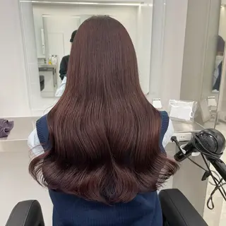 ロング カラー ヘアアレンジ 🫧🎀うる艶暖色 🏹Nanako🎀のヘアスタイル