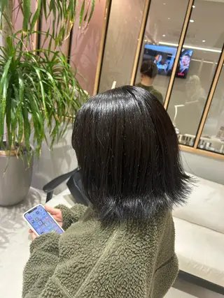 ミディアム カラー Marin🫐/ 名駅/レイヤーカットのヘアスタイル