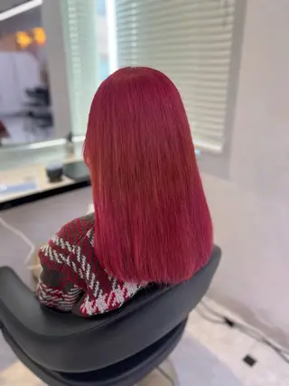 ミディアム カラー ヘアアレンジ 💕上野美容師☁ ブリーチ💖サワのヘアスタイル