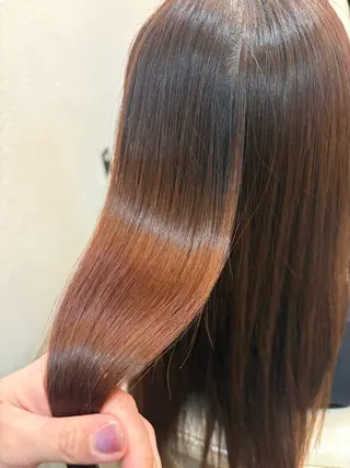 ロング 木津奈保子💚 ✨艶髪のヘアスタイル