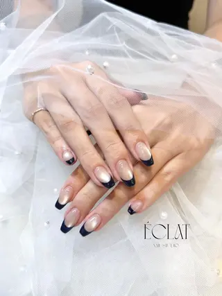 ネイル éclat nail studio（She nail studio内）所属・韓国ワンホン éclat🩵飯山のネイルデザイン