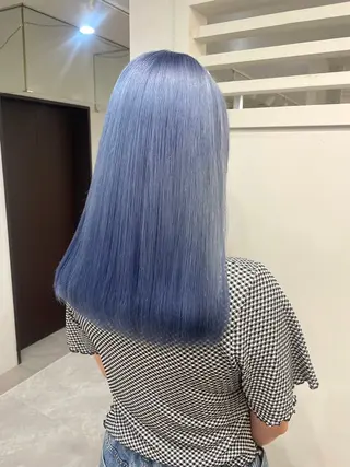ロング カラー ダブルカラーVia/ airi♡のヘアスタイル