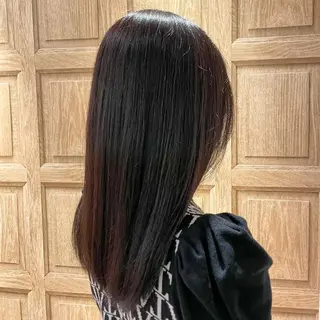 セミロング moon 武蔵小杉所属・ヤマザキ アイ🕊 くすみカラー👒のヘアスタイル