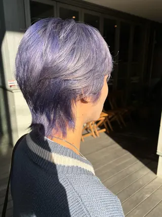 メンズ メンズ/パーマ/ ウルフ/伊武紀のヘアスタイル