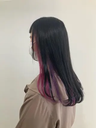 セミロング カラー お洒落パーマ/ 艶カラー/michiのヘアスタイル