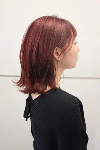 ミディアム カラー 千葉 慎也のヘアスタイル