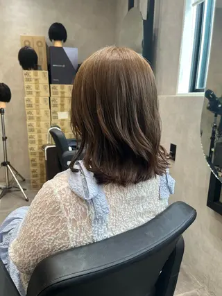 ミディアム 森本峻介 ボブ/透明感カラーのヘアスタイル