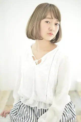 ミディアム カラー truck あべの店のヘアスタイル