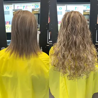 ミディアム カラー 韓国カラー/エクステ carryのヘアスタイル