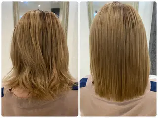 ミディアム ツバサ 髪質改善のヘアスタイル