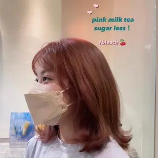 セミロング 丸山 愛万音のヘアスタイル