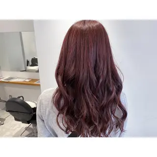 ロング カラー 小國 綾かのヘアスタイル