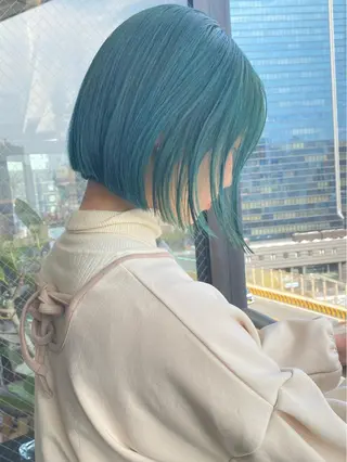 ミディアム カラー chlom所属・🌱大人ハイトーン RENのヘアスタイル