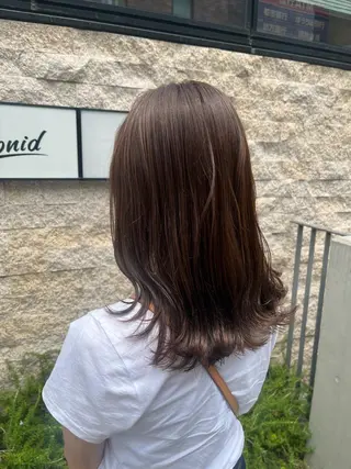 ミディアム カラー ✨透明感カラー✨ 🦖佐々木未来🦕のヘアスタイル